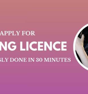 Apply for Driving Licence Effortlessly Done in 30 Minutes