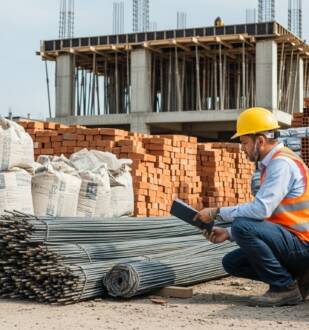 How to calculate material required for construction​