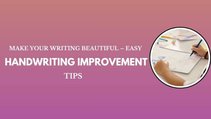 Make Your Writing Beautiful – Easy Handwriting Improvement Tips