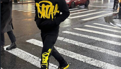 Syna Logo Synaworld Tracksuit Black Yellow