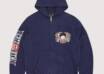 Corteiz Dipset Zip-Up Hoodie Navy