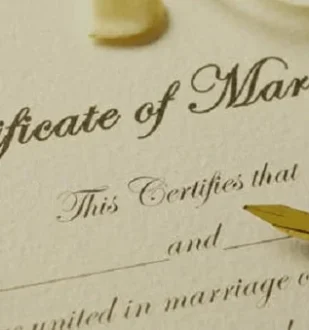 marriage certificate translation