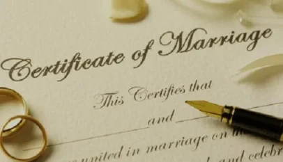 marriage certificate translation