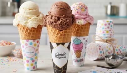 Ice cream cone wrappers