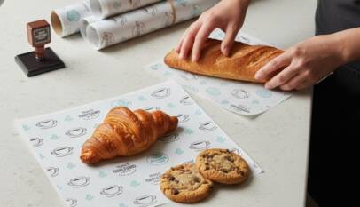 Personalised greaseproof paper