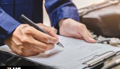 A person Check And note Car MOT and its all parts