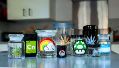 custom cannabis jars