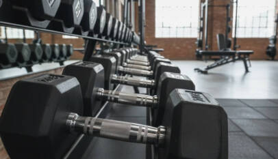 Commercial-Grade Hex Dumbbells with Anti-Roll Design