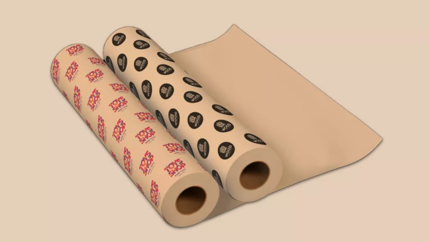 custom printed kraft paper