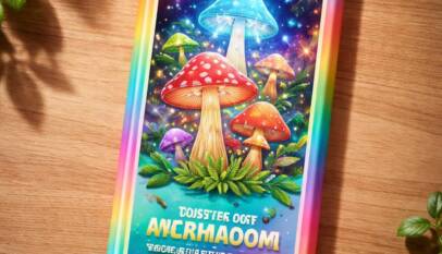 CUSTOM MUSHROOM CHOCOLATE BAR PACKAGING