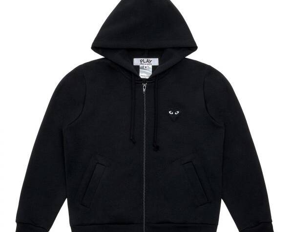 PLAY-BIG-HEART-ZIP-HOODIE-BLACK