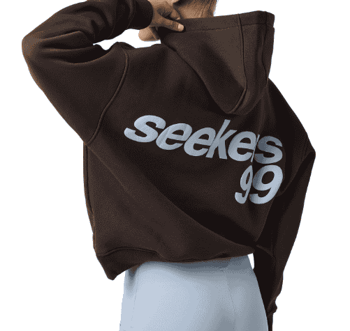 Sisters and Seekers 99 Hoodie in Ralph Chocolate Brown