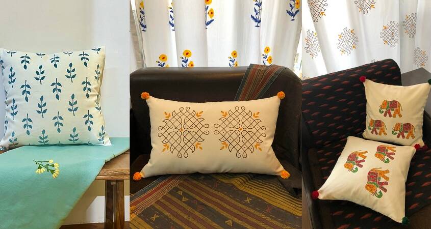 cotton cushion cover