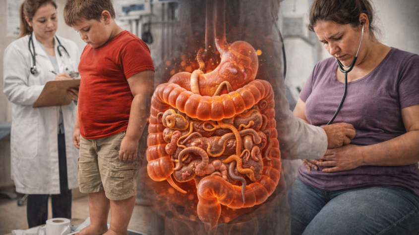 do parasites cause weight gain