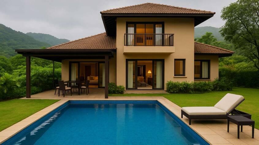 luxury villa rental in Lonavala